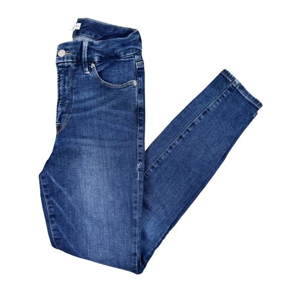 Good American Good Legs Skinny Jeans Blue Wash Denim Women's Size 4/27 - Picture 1 of 5